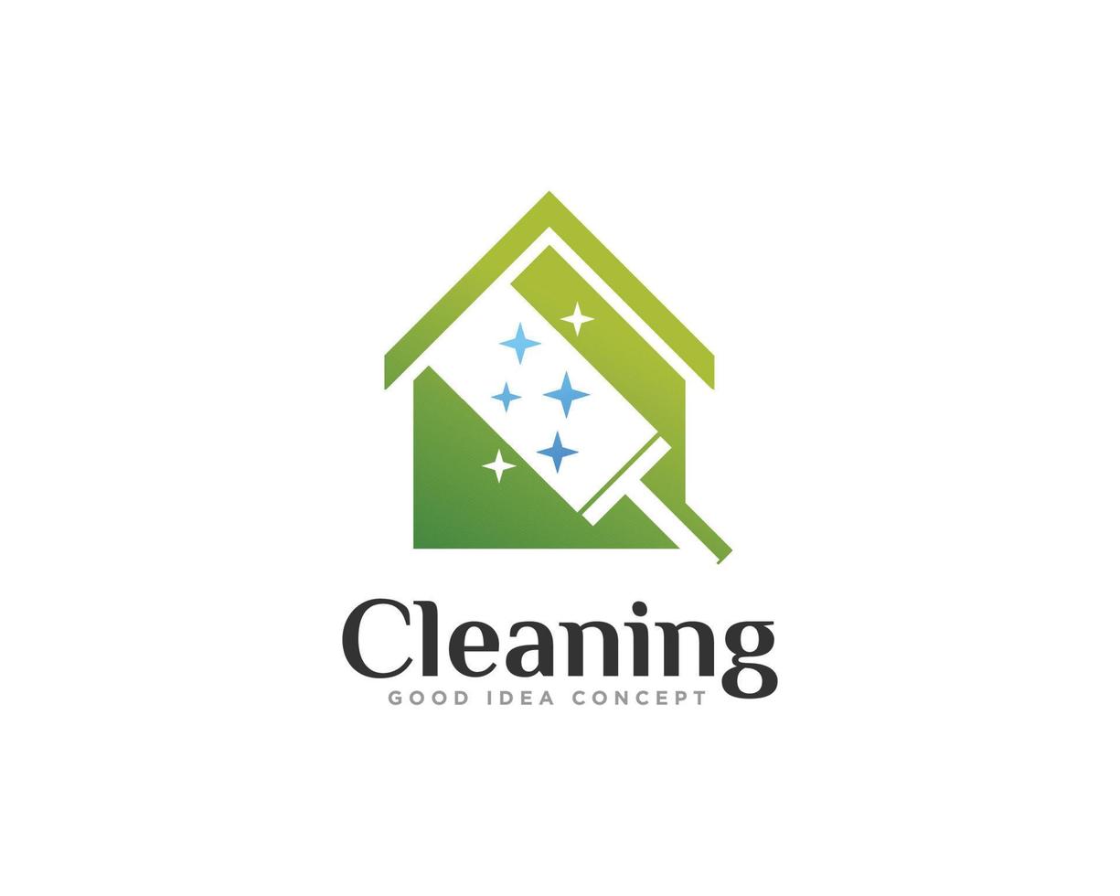 Cleaning Logo Icon Design Vector