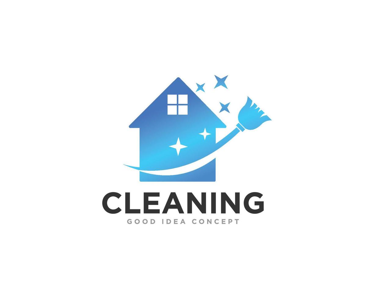 Cleaning Logo Icon Design Vector