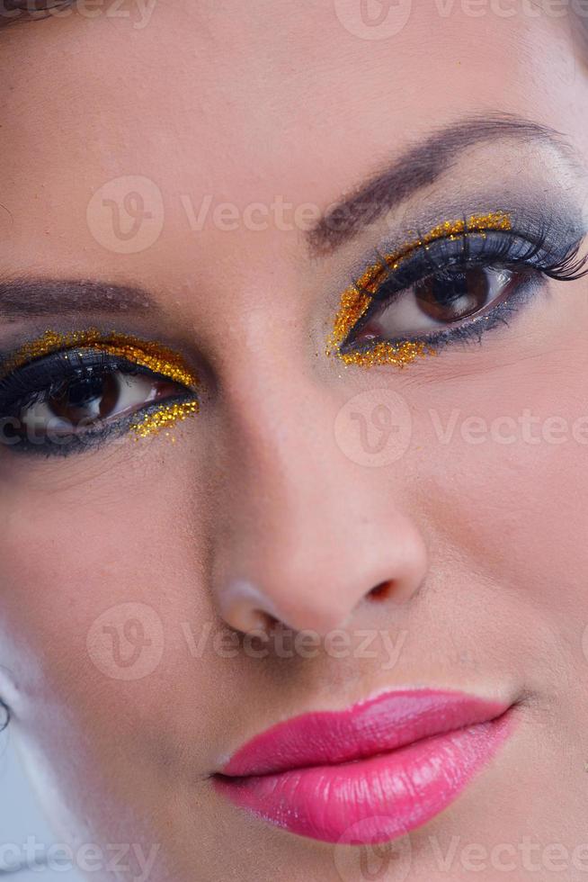 Beautiful Woman with  Luxury Makeup photo
