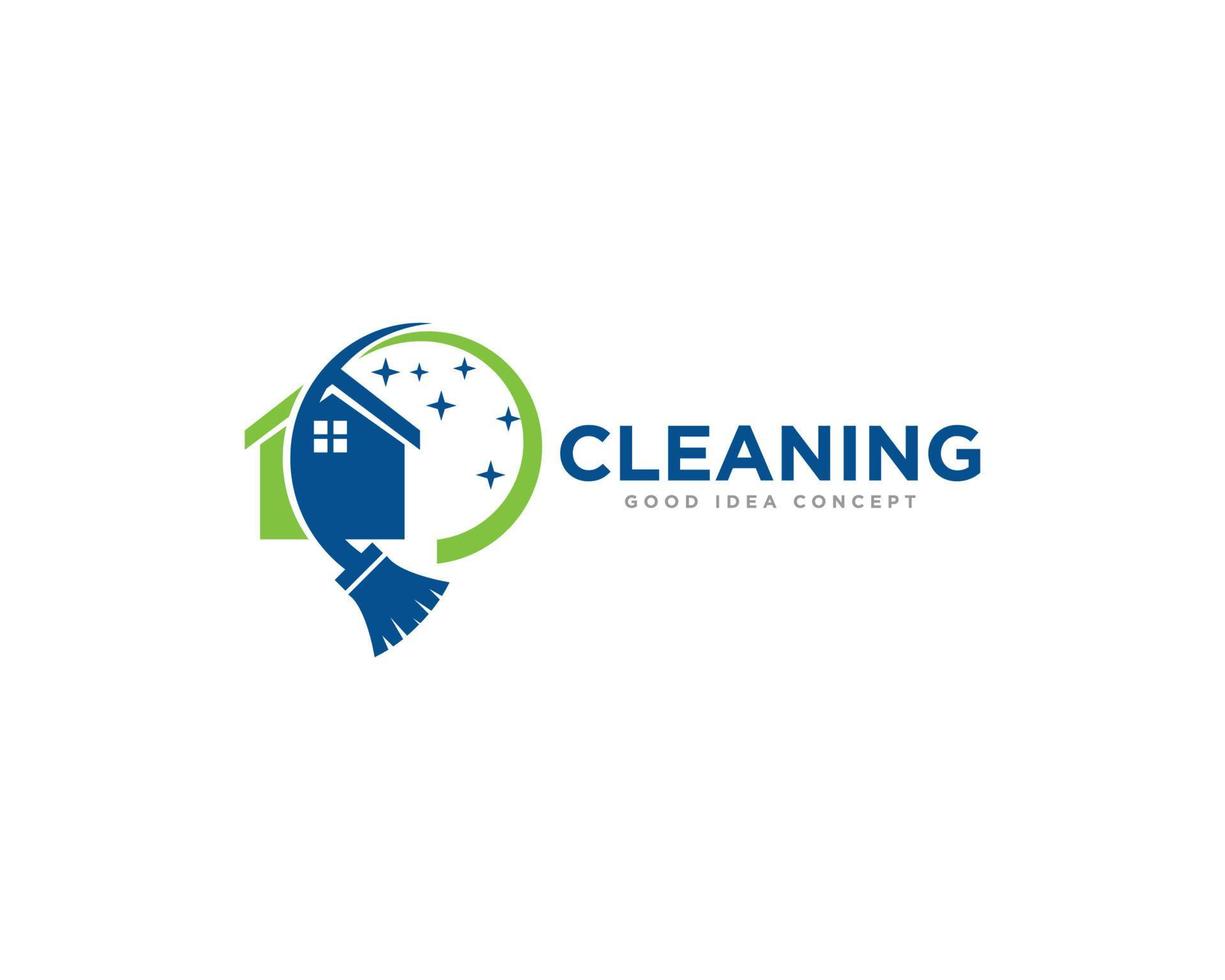 Cleaning Logo Icon Design Vector