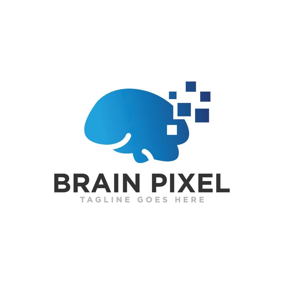Brain Idea Logo Design Vector
