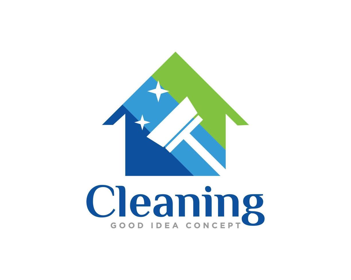 Cleaning Logo Icon Design Vector