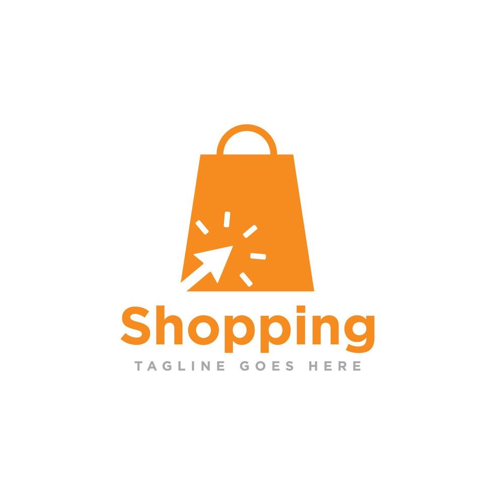 Bag Shop Logo Icon Design Vector