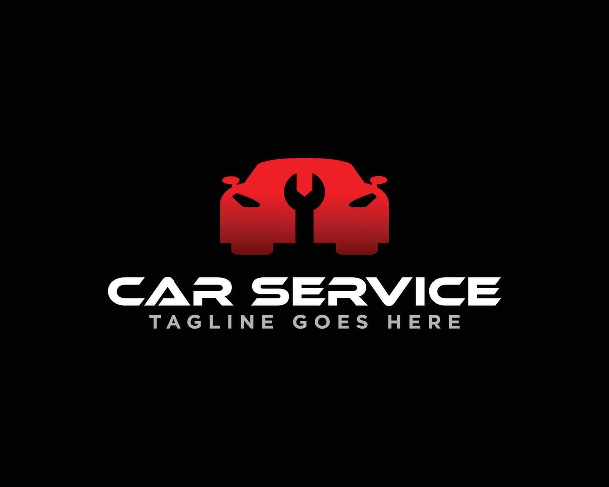 vector de diseño de logotipo de servicio de coche