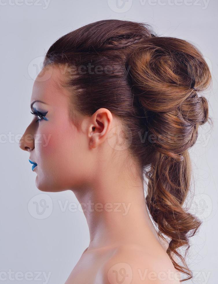 Beautiful Woman with  Luxury Makeup photo