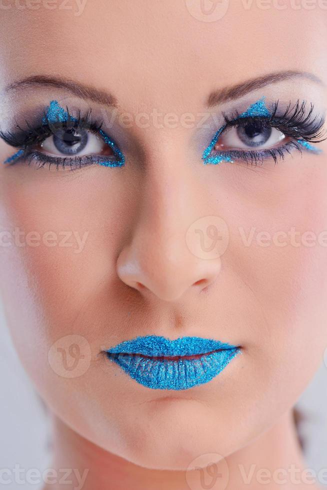 Beautiful Woman with  Luxury Makeup photo