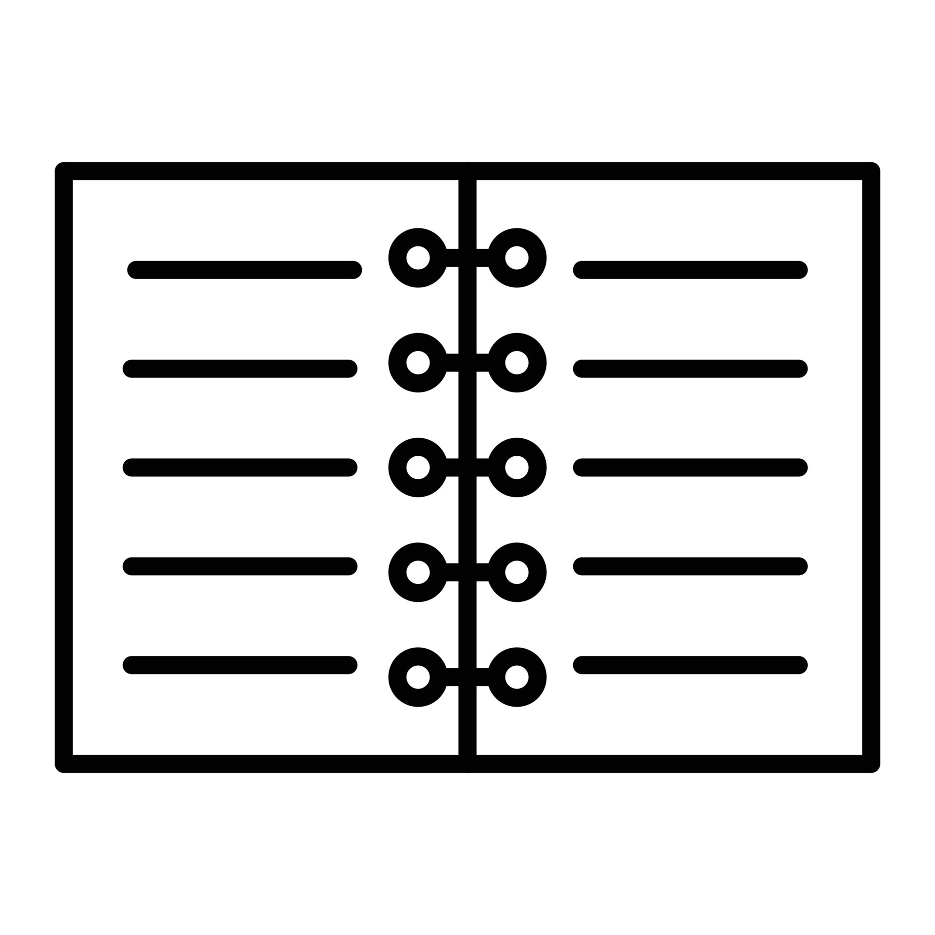 Notebook Line Icon 10665649 Vector Art at Vecteezy