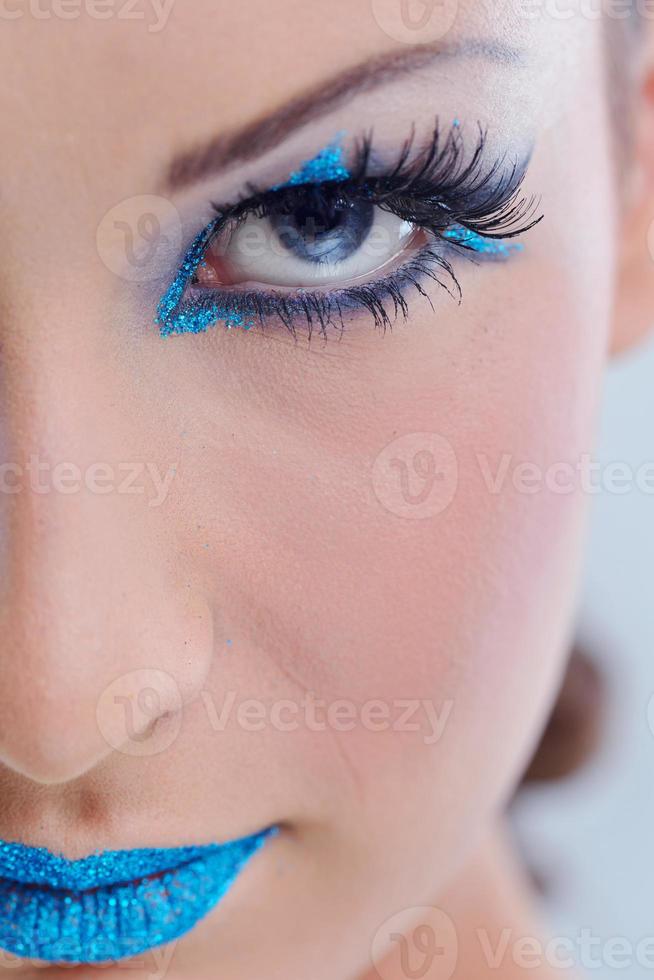 Beautiful Woman with  Luxury Makeup photo