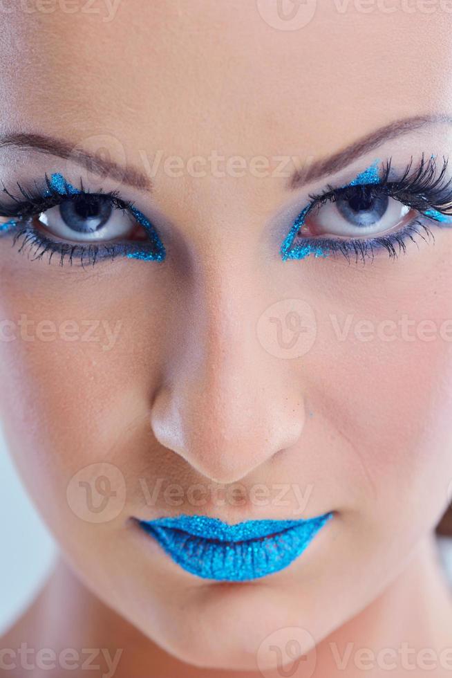 Beautiful Woman with  Luxury Makeup photo