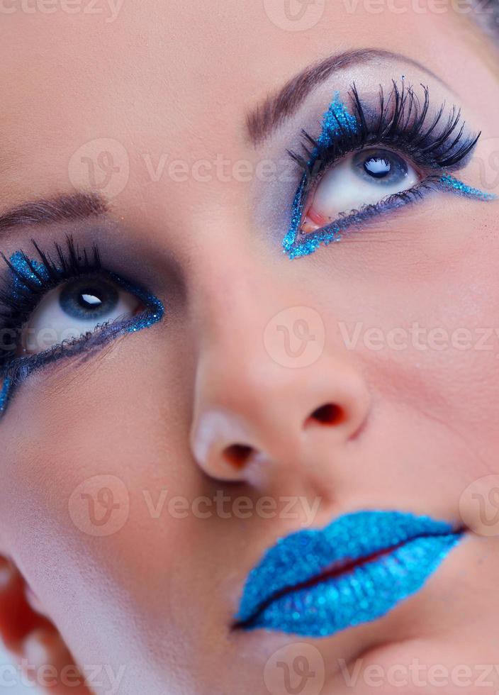 Beautiful Woman with  Luxury Makeup photo