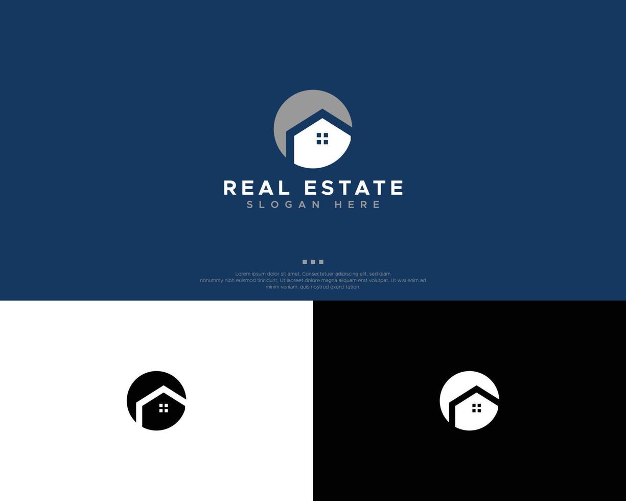 Real Estate Logo Design Template vector