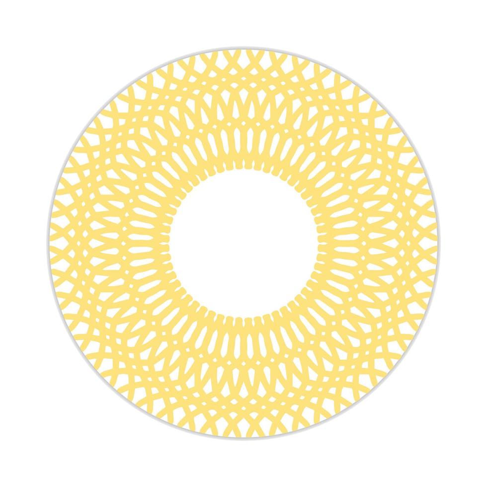 mandala design with abstract shape vector