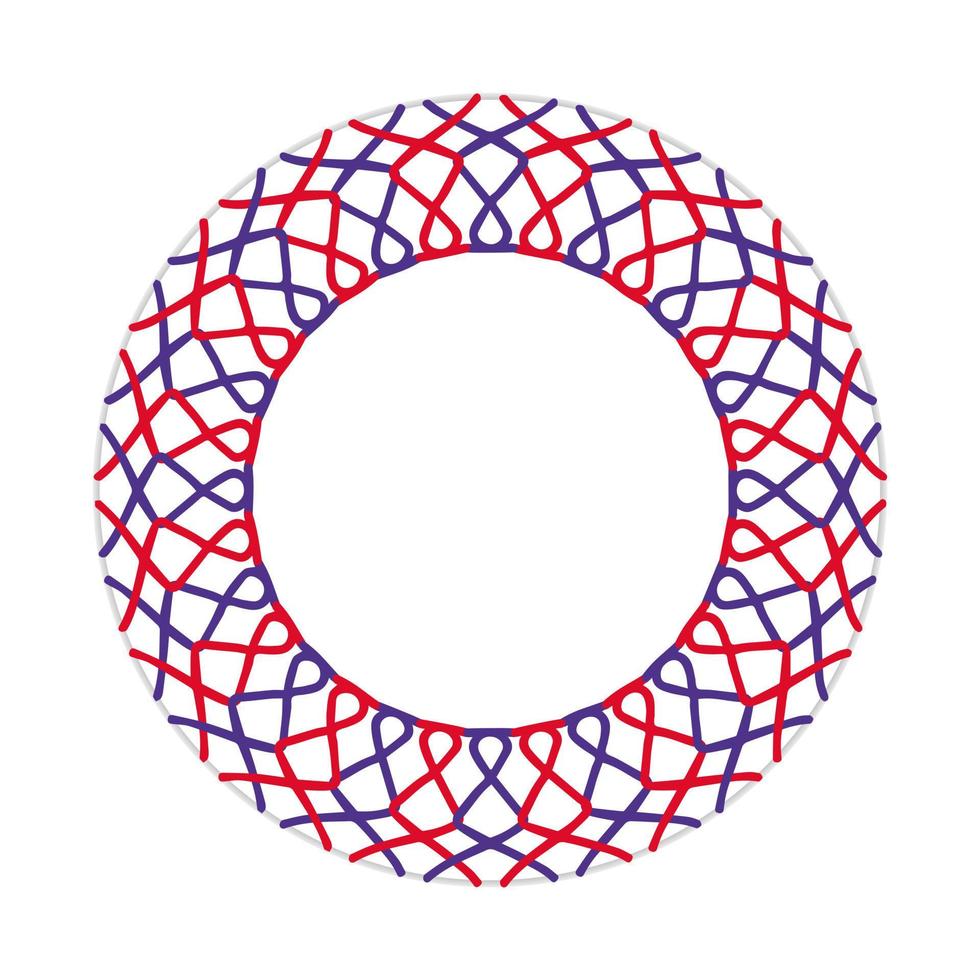 mandala design with abstract shape vector