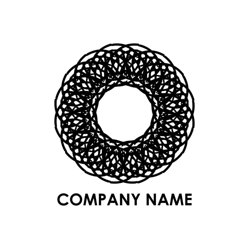 mandala design with abstract shape. black and white vector. ornament and decoration motif concept. template for wallpaper, patterns, carpet, textile and seamless vector