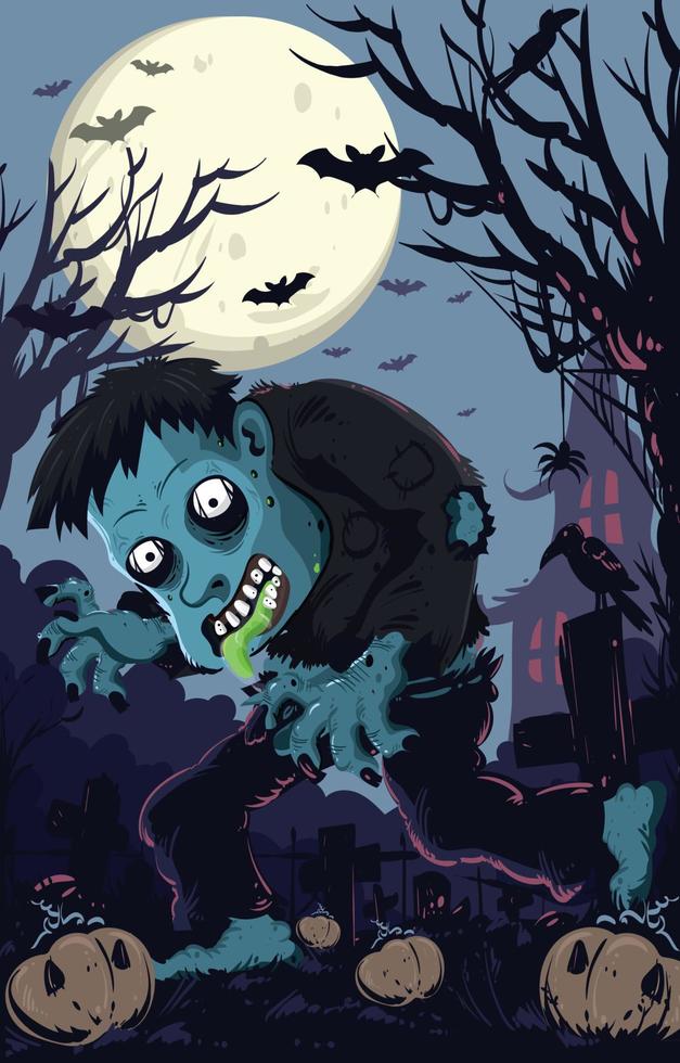 Halloween Background Concept vector