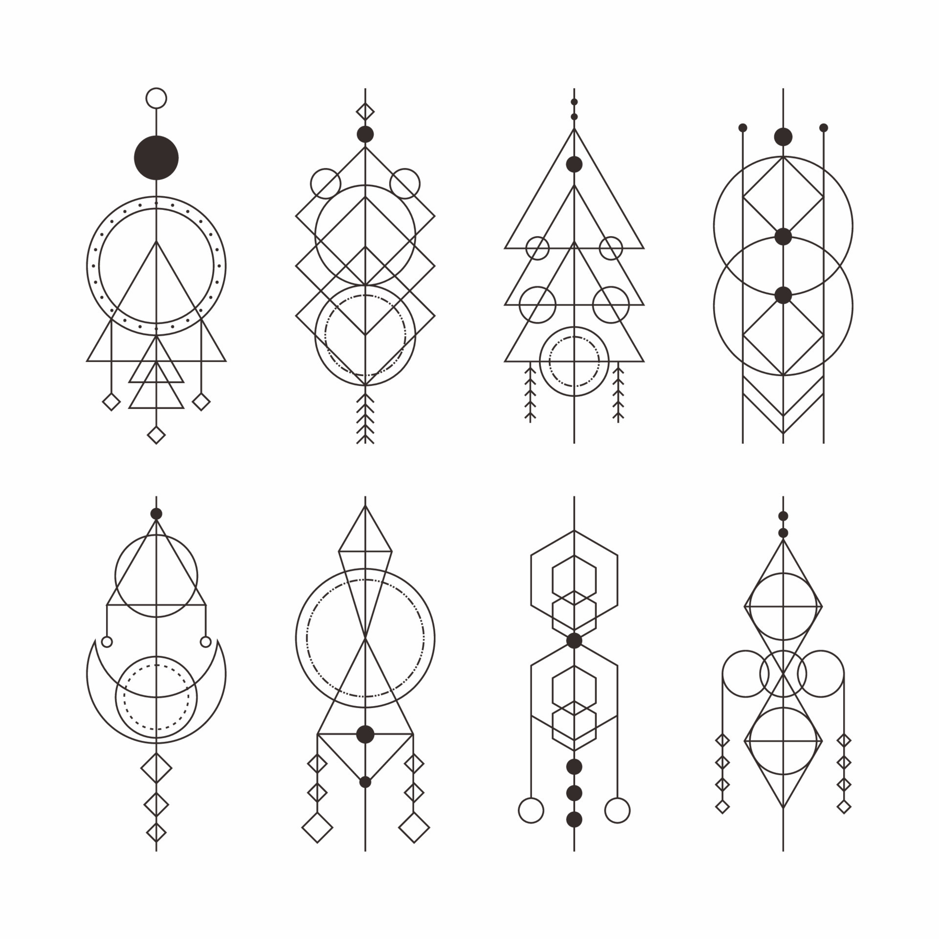 Minimalist Tattoo With Geometric Shapes 10667071 Vector Art at Vecteezy Minimalist Tattoo With Geometric Shapes 10667071 Vector Art at Vecteezy