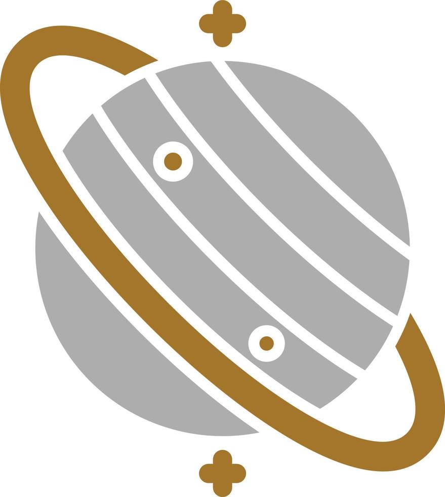 Saturn Icon Style vector