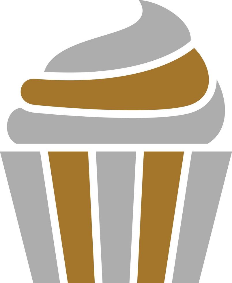 Wedding Cupcake Icon Style vector