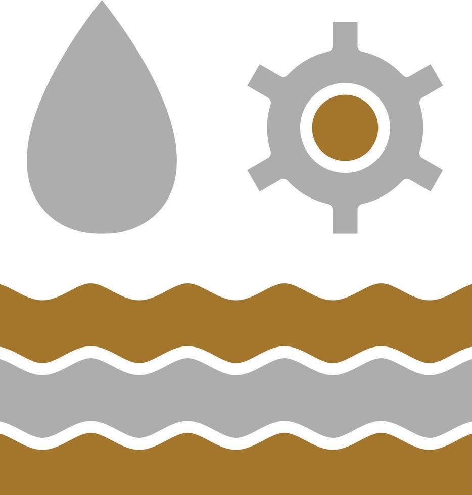 Water Management Icon Style vector