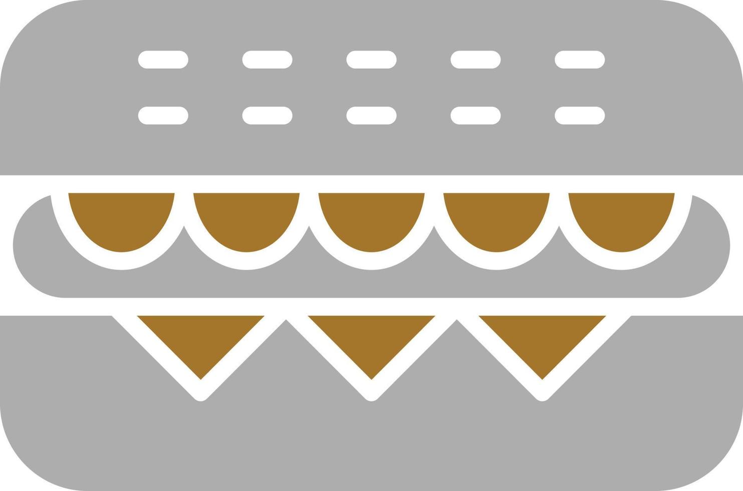 Sandwich Icon Style vector