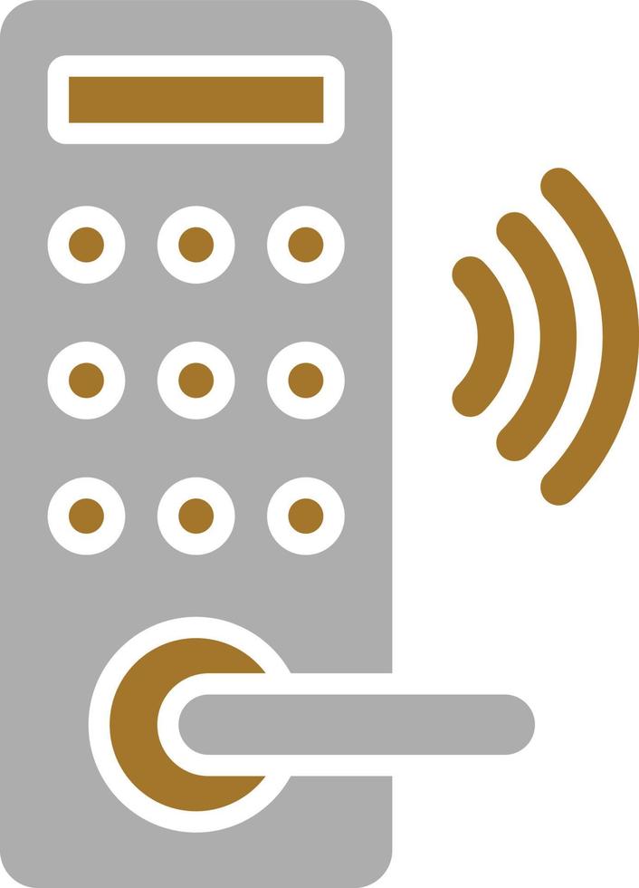 Smart Lock Icon Style vector