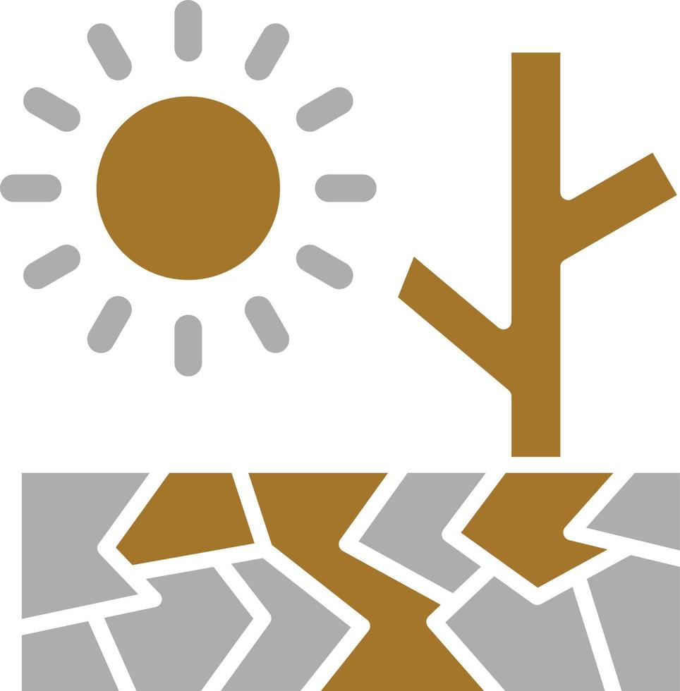 Drought Icon Style vector
