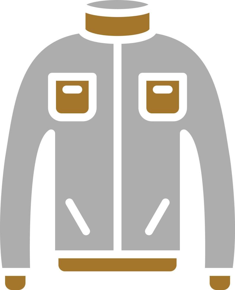 Winter Coat Icon Style vector