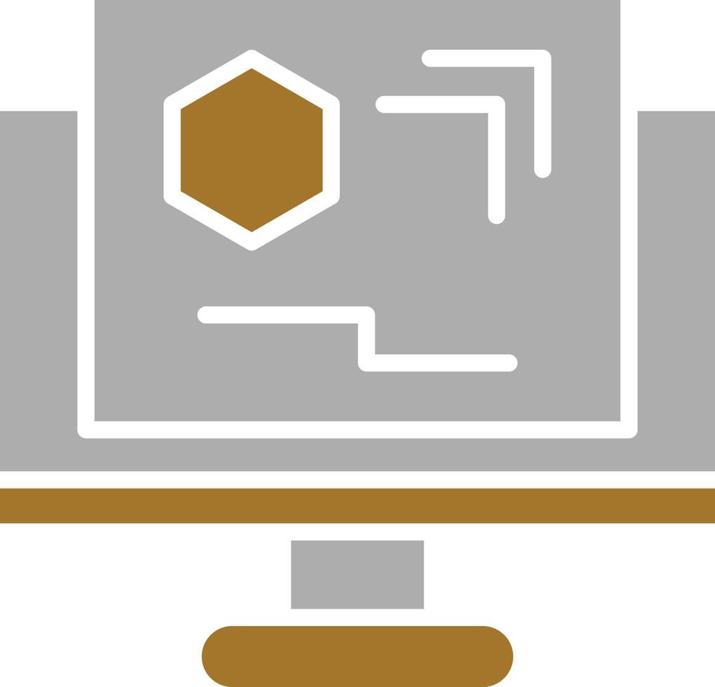 Cad Engineering Icon Style vector