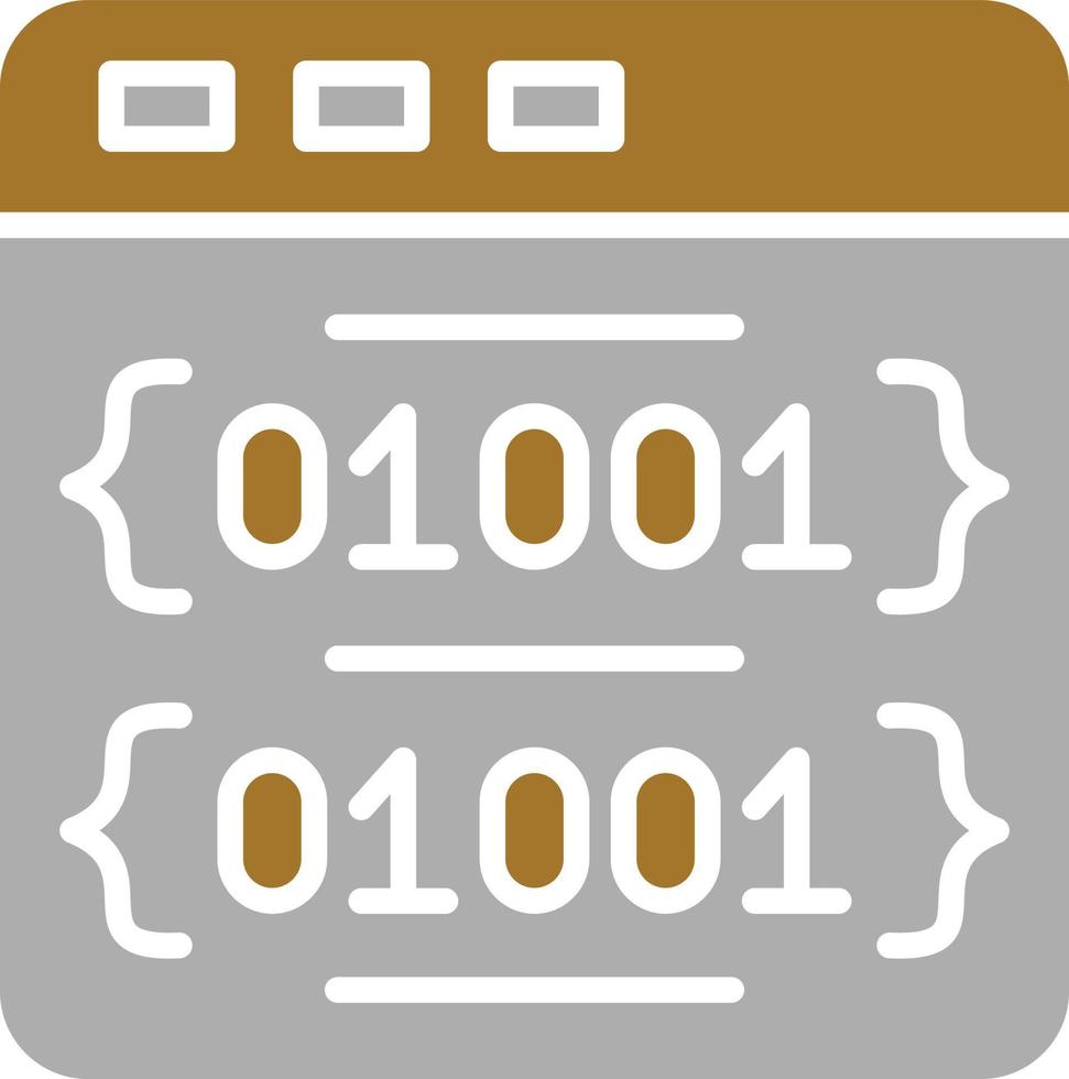 Binary Code Icon Style 10667391 Vector Art at Vecteezy