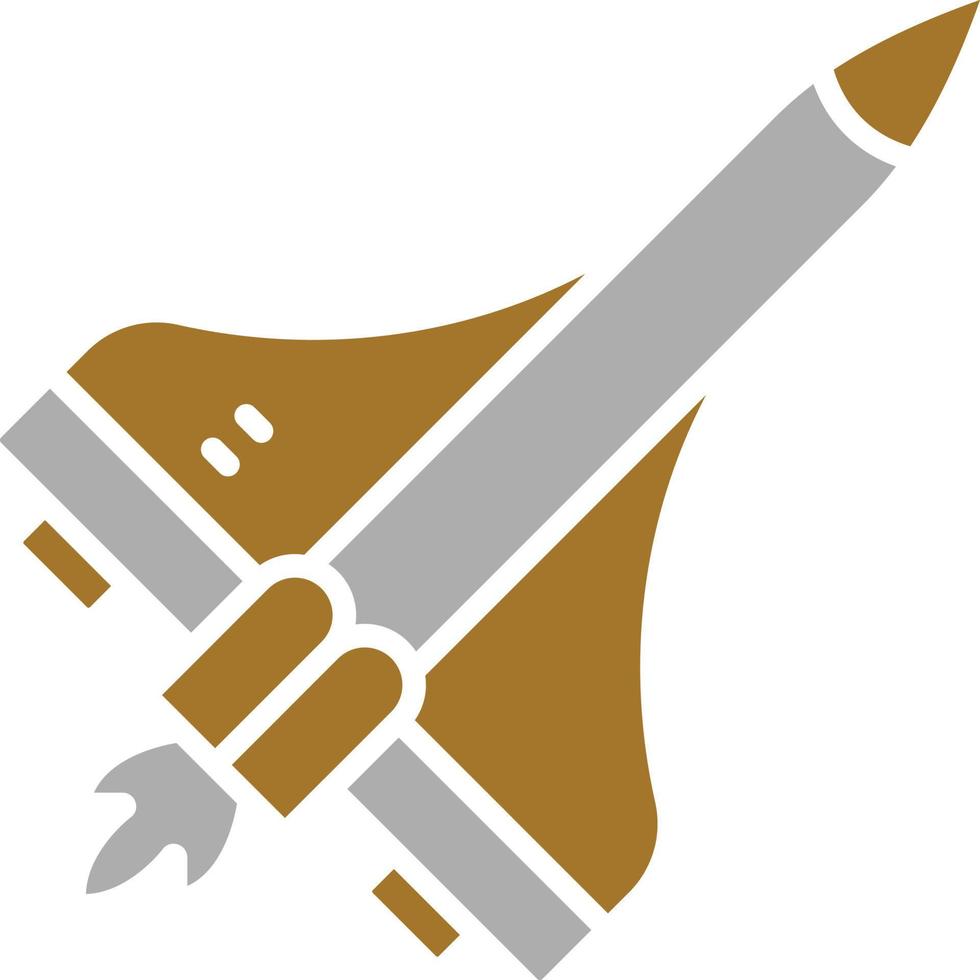 Space Shuttle Icon Style vector
