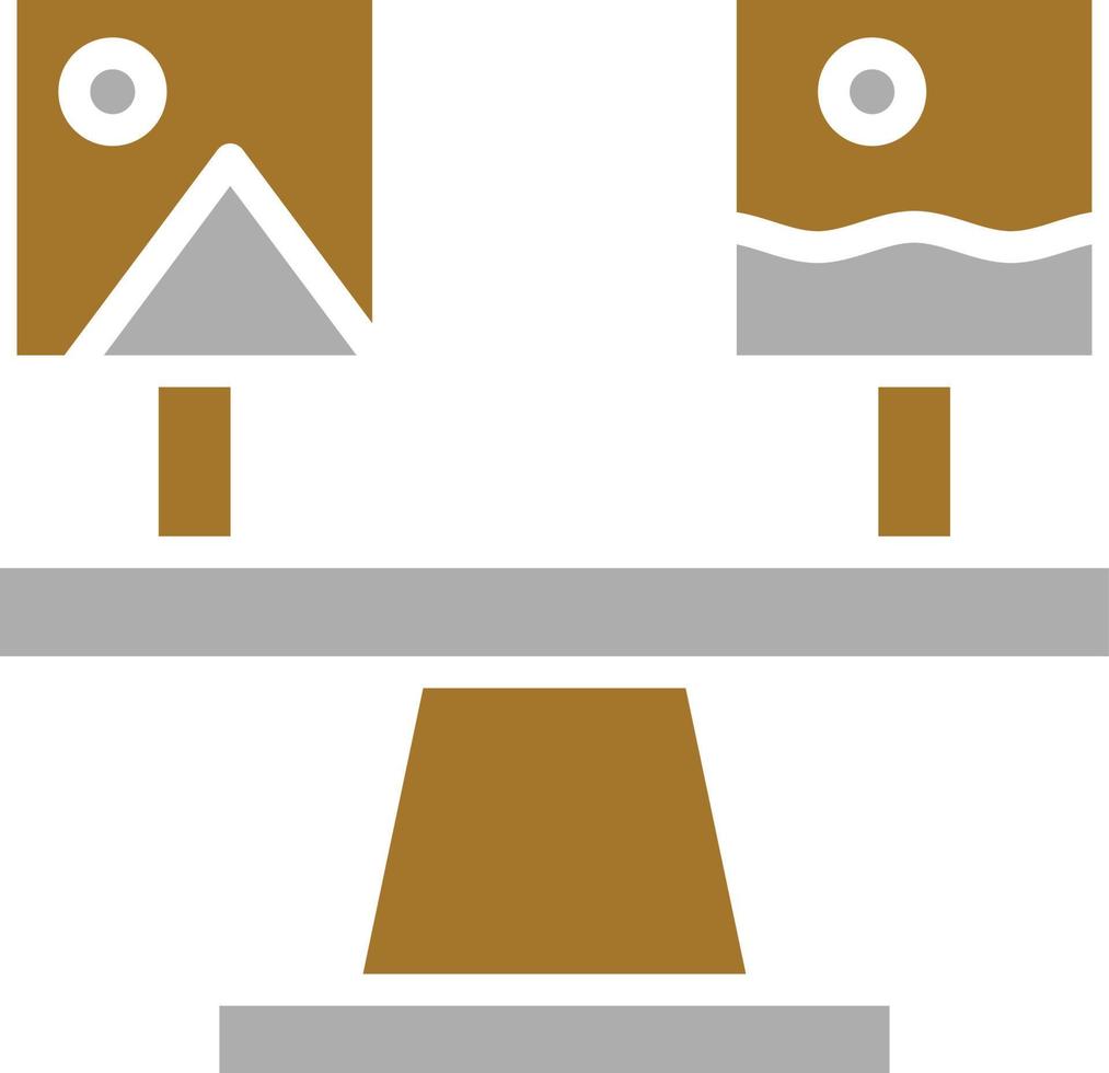 Comparison Icon Style vector