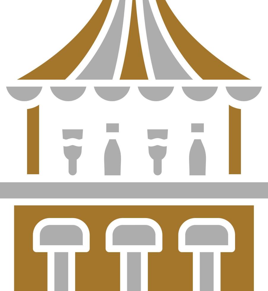Bar Counter Icon Style vector