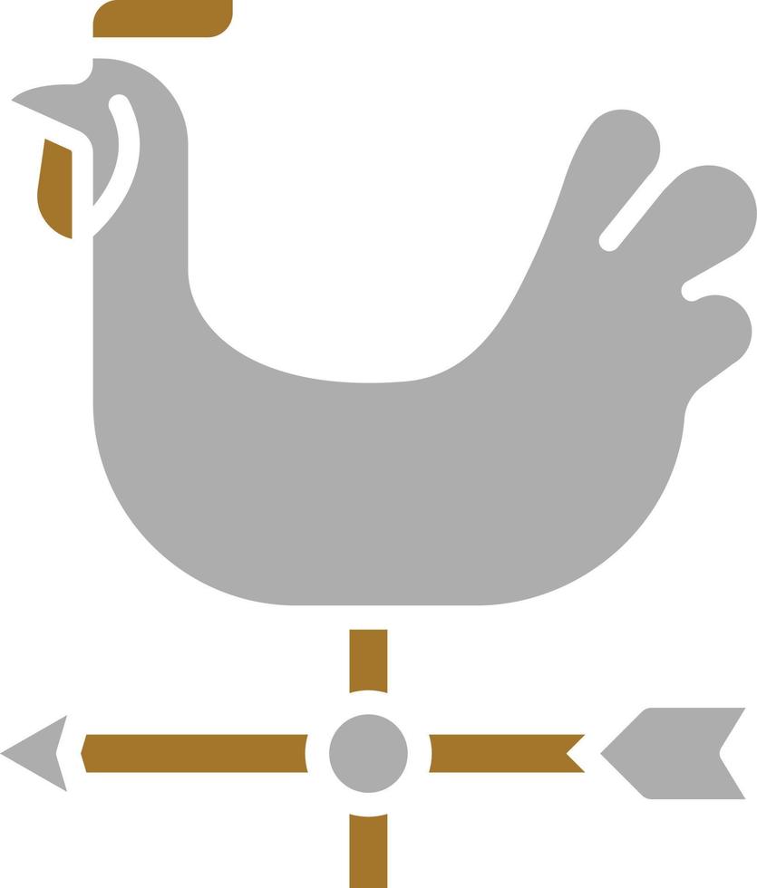 Weather Vane Icon Style vector