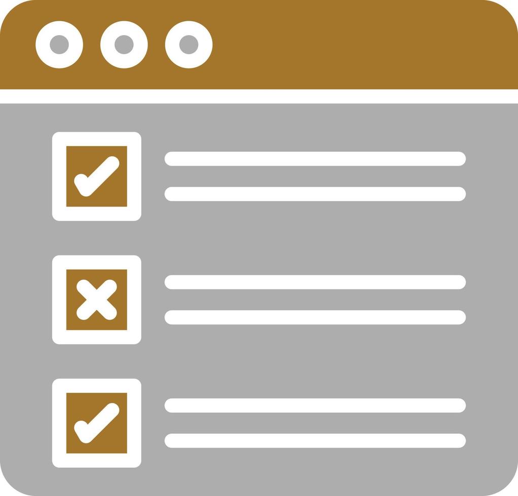 Task List Icon Style vector