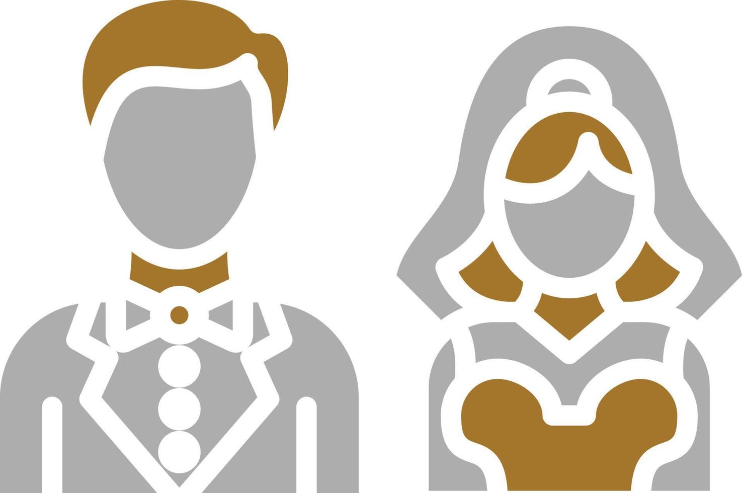 estilo de icono de fotos de boda vector