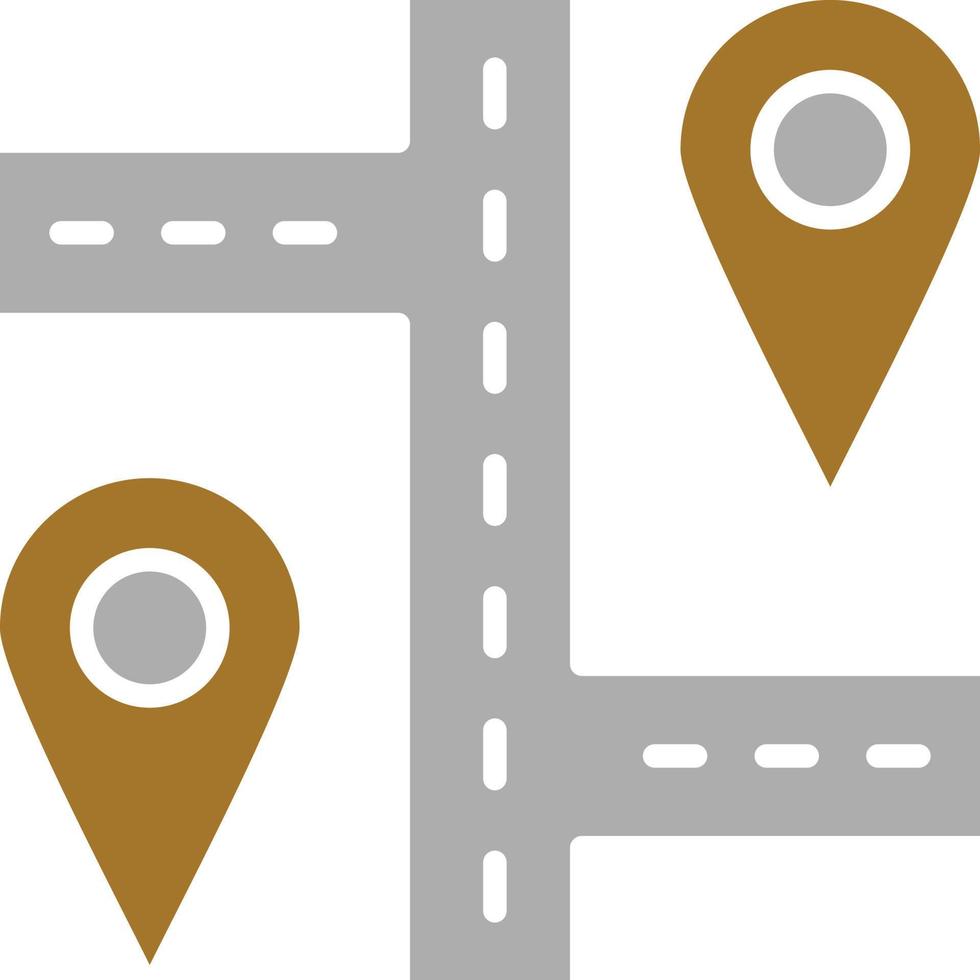 Street Location Icon Style vector