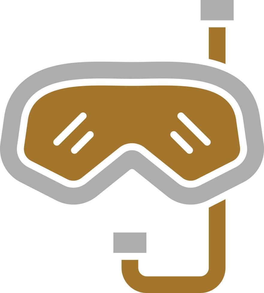 Diving Mask Icon Style vector