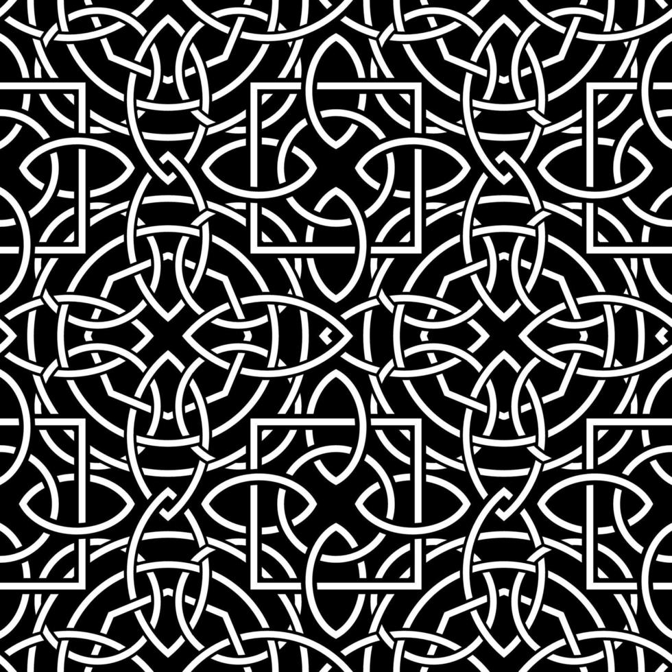 Celtic Knots Seamless Pattern Background vector