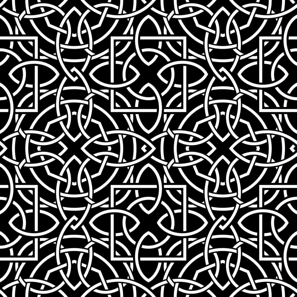 Celtic Knots Seamless Pattern Background vector