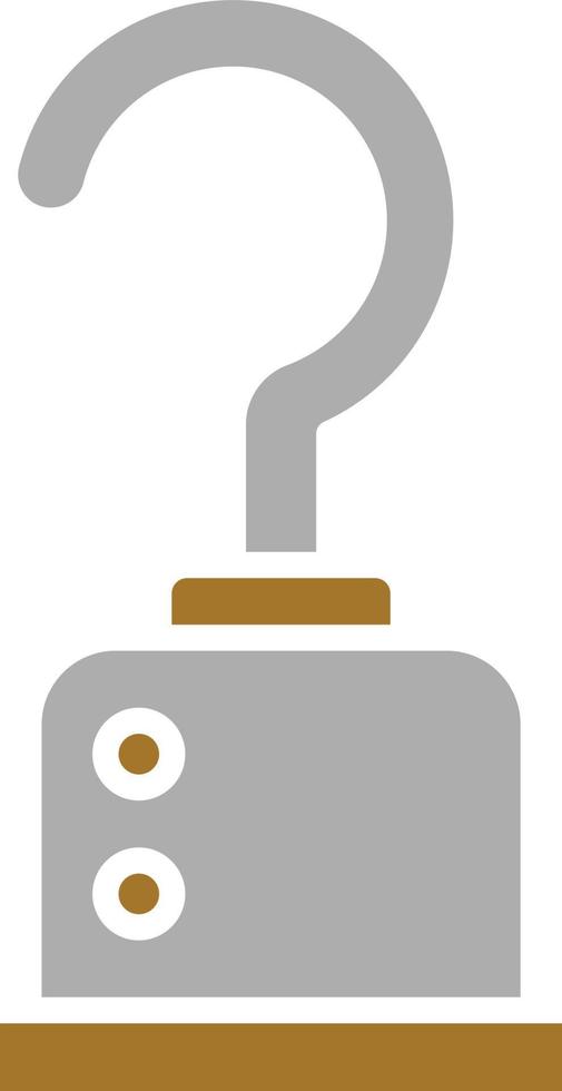 Pirate Hook Icon Style vector