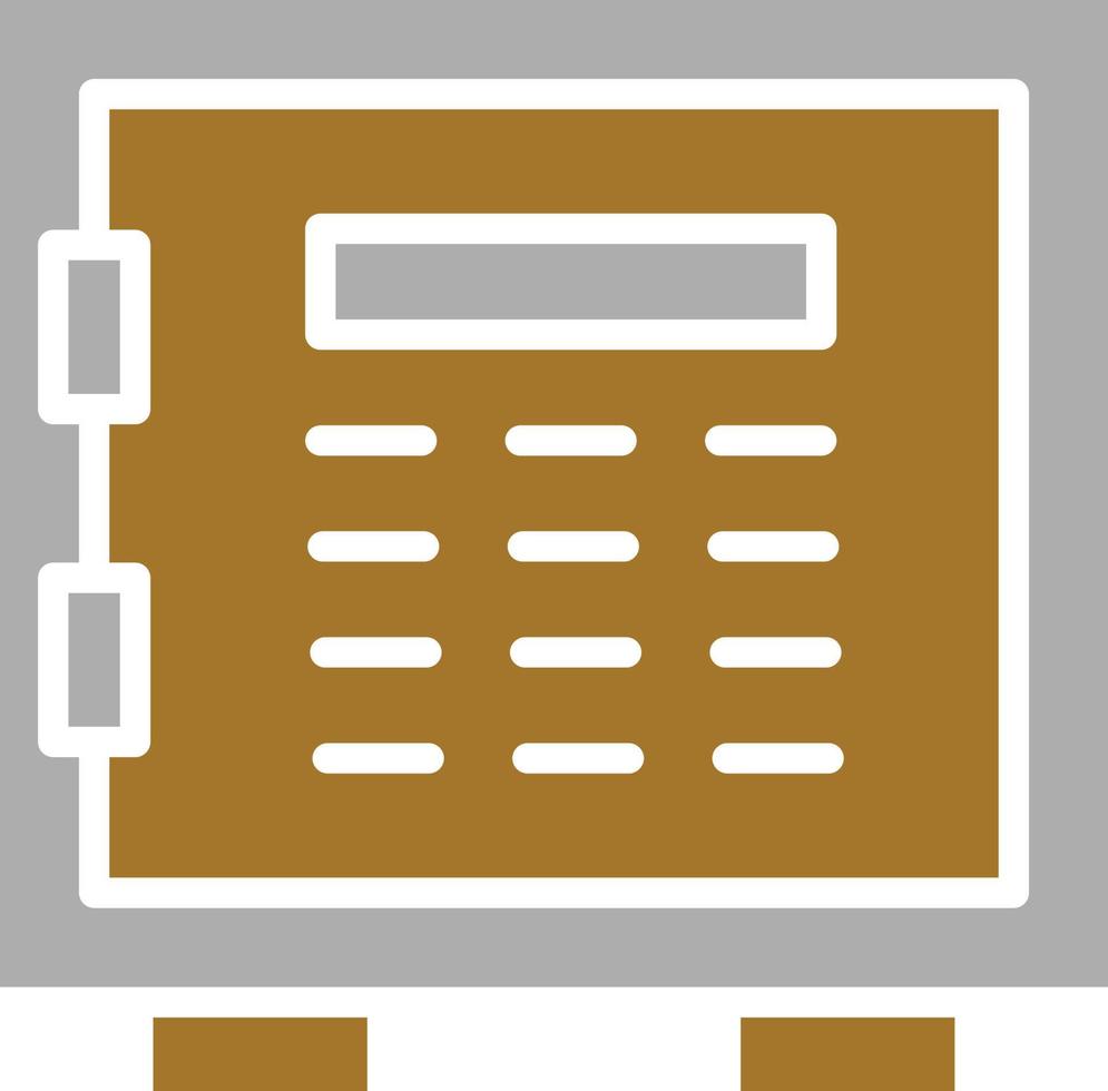 Safe Box Icon Style vector