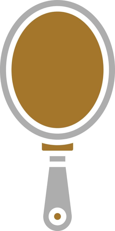 Hand Mirror Icon Style vector