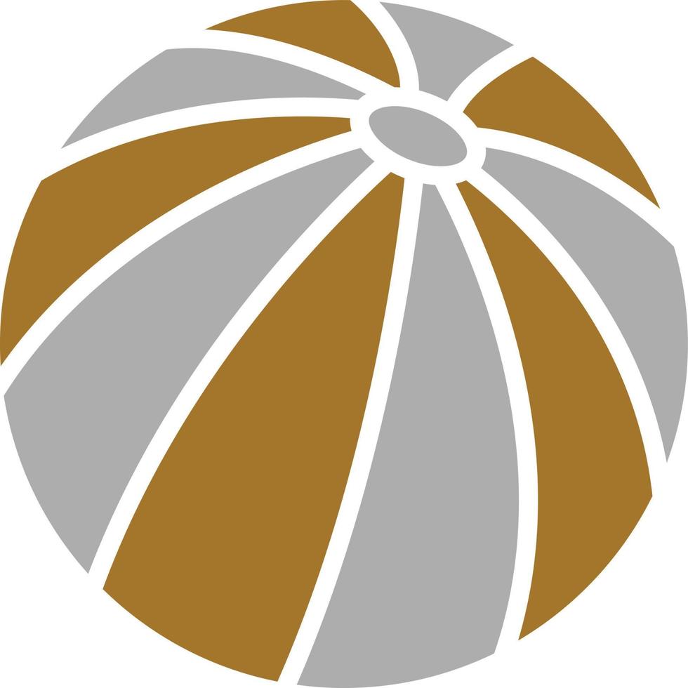Beach Ball Icon Style vector