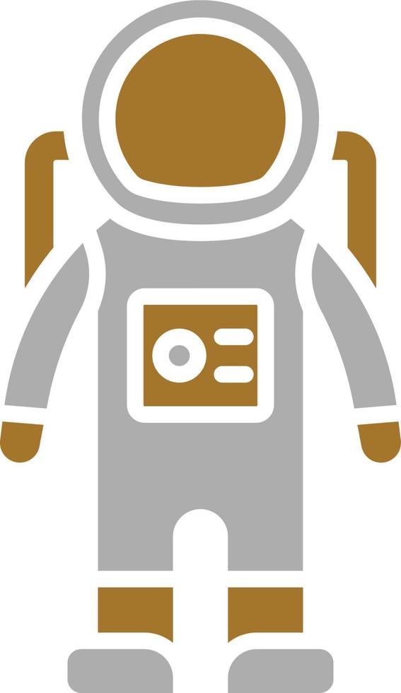 Astronaut Suit Icon Style vector