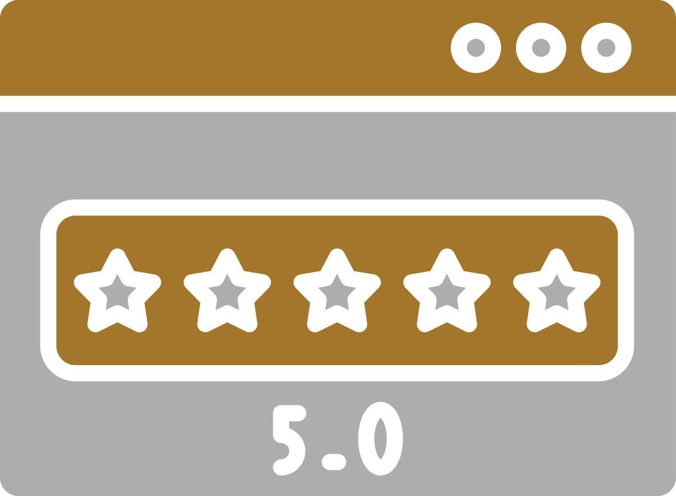 Website Rating Icon Style 10667894 Vector Art at Vecteezy