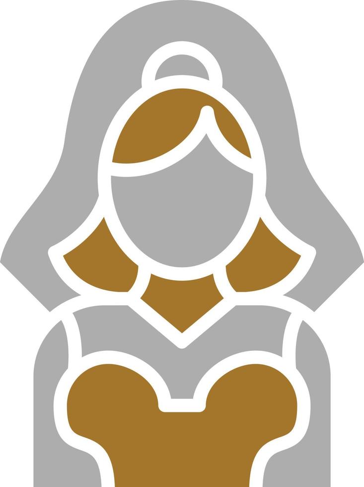 Bride Icon Style vector