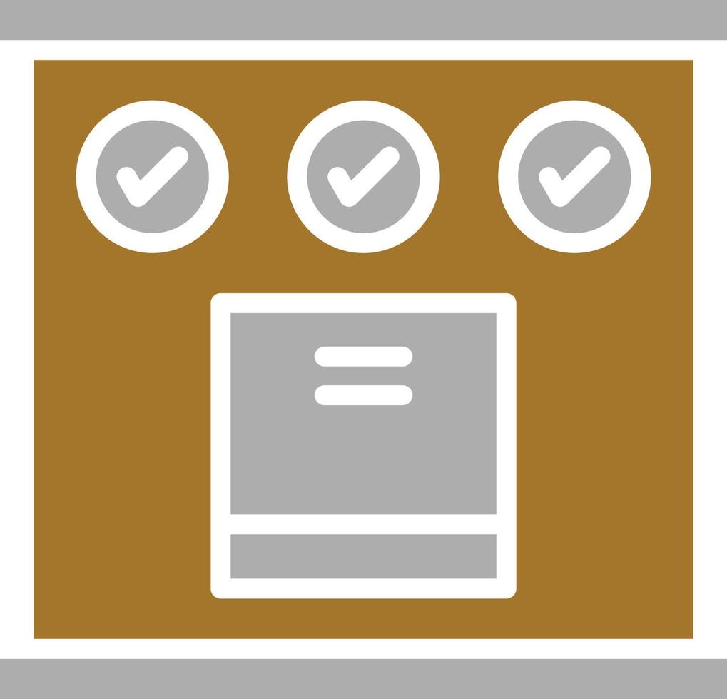 Complete Project Icon Style vector