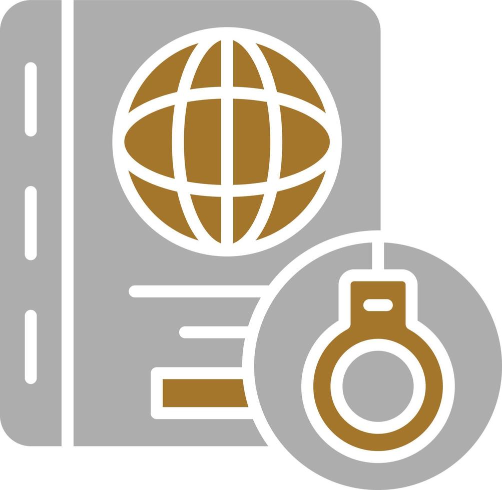 Deported Icon Style vector