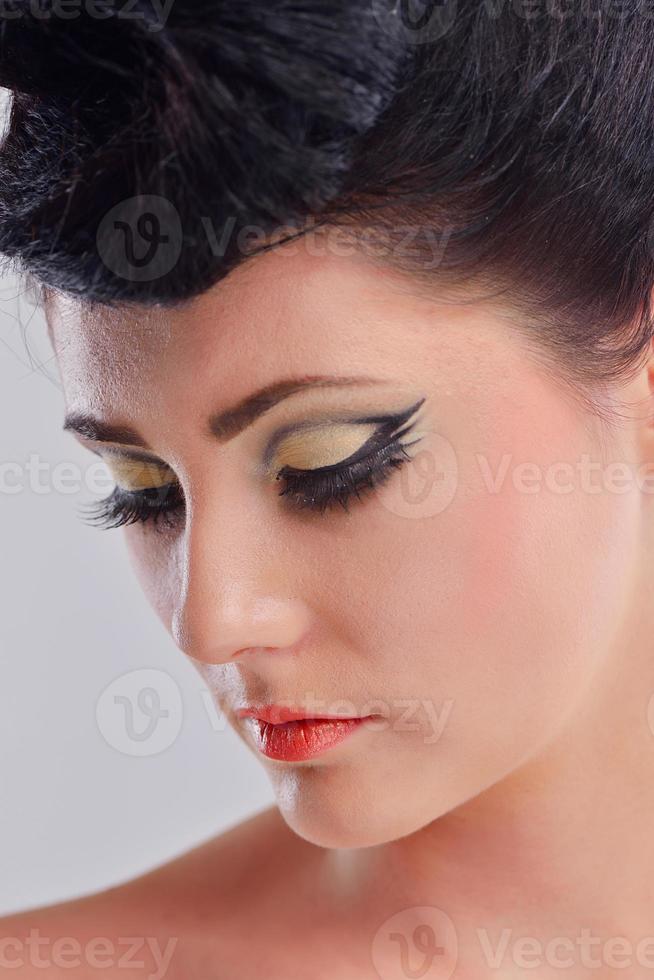 Beautiful Woman with  Luxury Makeup photo