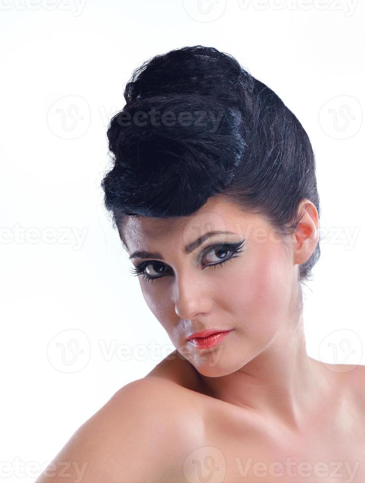 Beautiful Woman with  Luxury Makeup photo